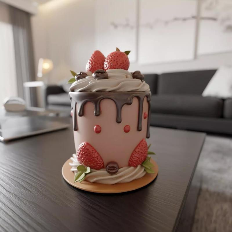 chocolate and strawberry cake