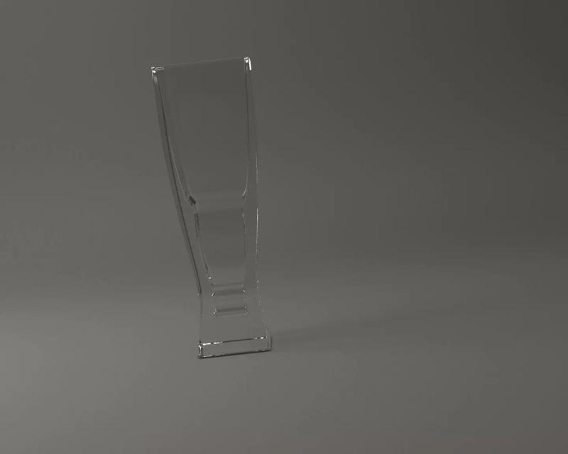GLASSWARE---Square Beer Glass 003