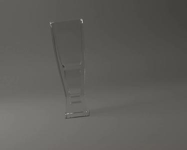 GLASSWARE---Square Beer Glass 003