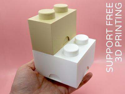 Building Brick Storage Container by Pork3D.com