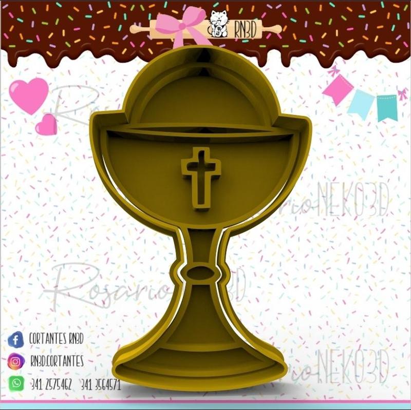 Ancient religious cup cookie cutter - Ancient religious cup cookie cutter