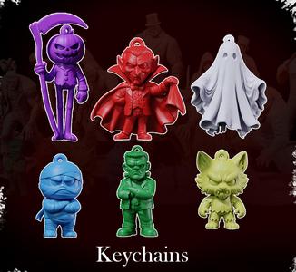 Halloween keychains