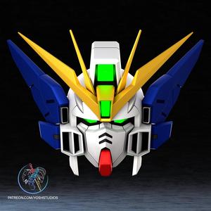 Wing Gundam Zero EW Helmet 3D Printer STL File