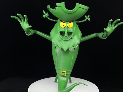 SpongeBob Patrick Halloween Flying Dutchman Figure