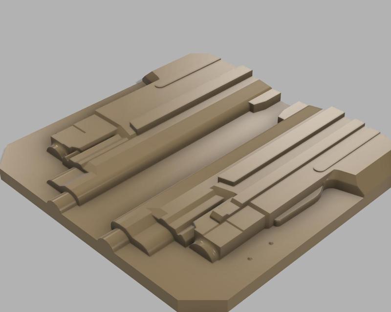 Springfield XDM 4.5 (HS SF19) & TRUSTFIRE GM23 OWB Duty VACUUM MOLD