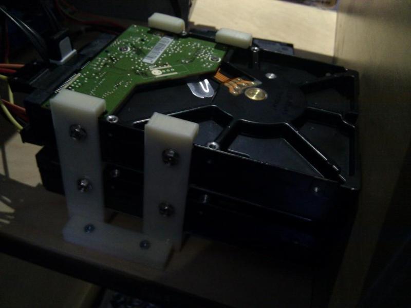 Dual HDD Mounting Brackets