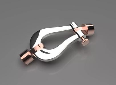 Two-tone bracelet top connection model bg0033