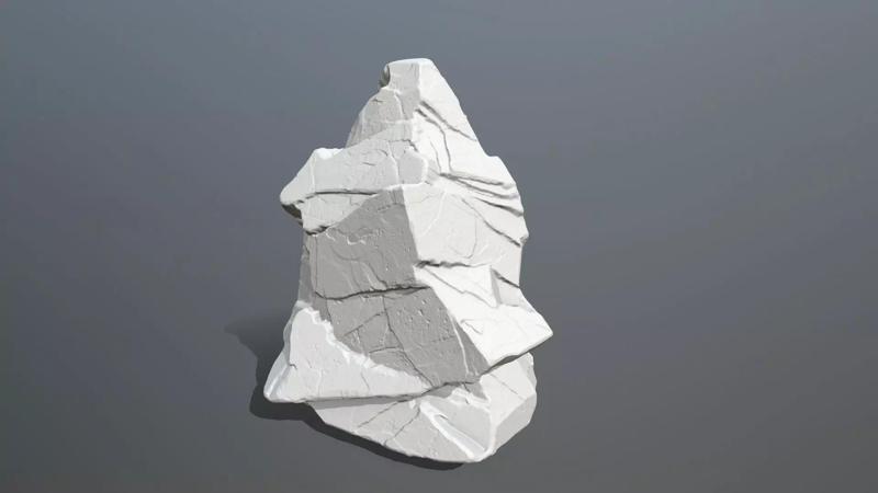 Rock Print stone sculpture