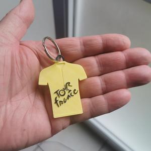 yellow jersey key ring of the tour de france