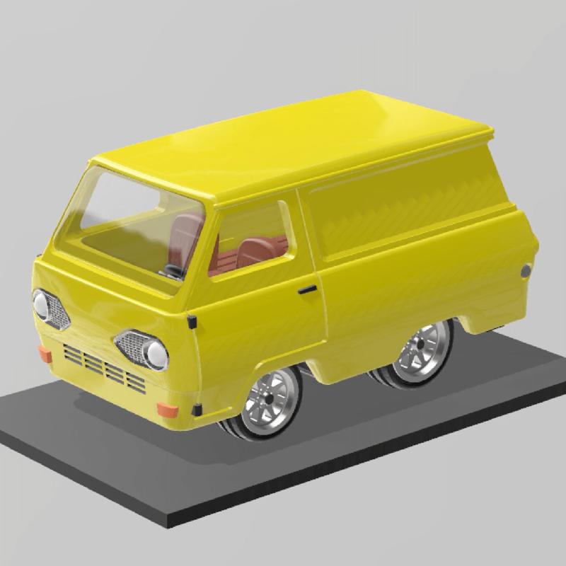 Ford Econoline 1/64 complete model van