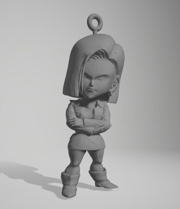 Keychain/keychain Android No. 18 Dragon Ball z