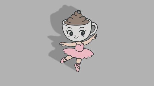 Key ring Ballerina Capuchina - Italian Brainrot