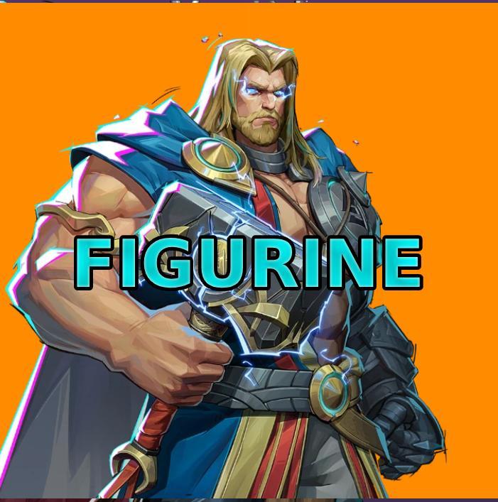 CHris Hemsworth Thor Odinson Majestic Rainment Costume Marvel Rivals Clothed Custom Figurine Holiday GIft