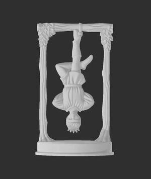 Tarot Rider The Hanged Man Figure
