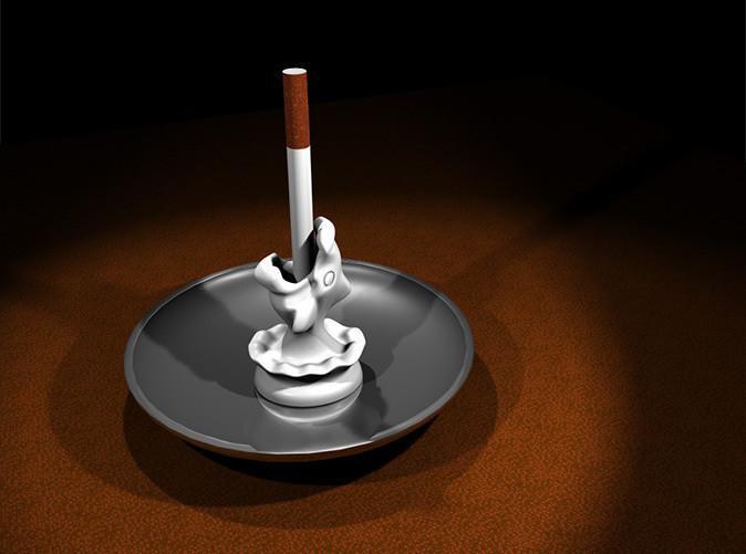 Splashing Fish Cigarette Stubber