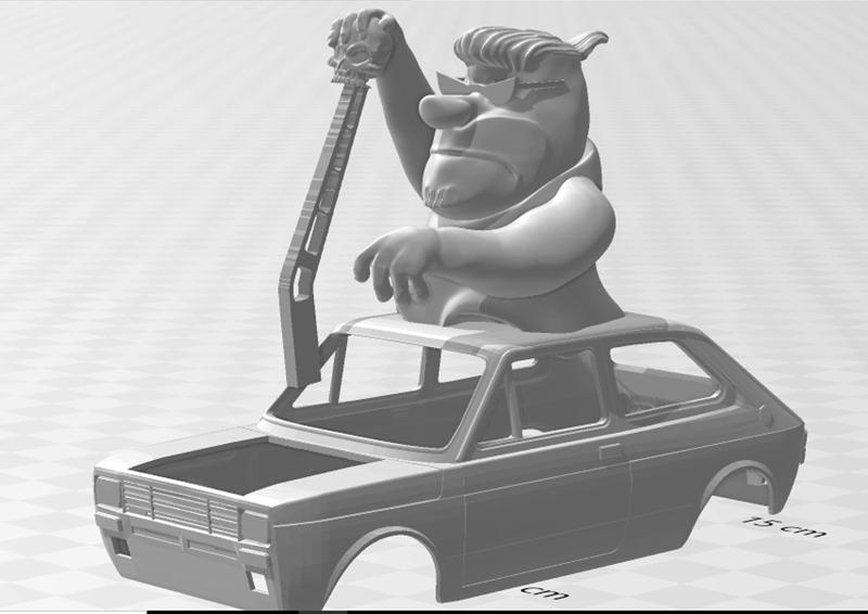 Fred Flintstone Bad Boyz 1/64 Hot Wheels