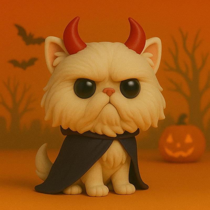 POP -STL Halloween Pussycat Halloween POP -STL