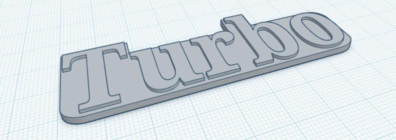 Renault turbo grille text Renault 11