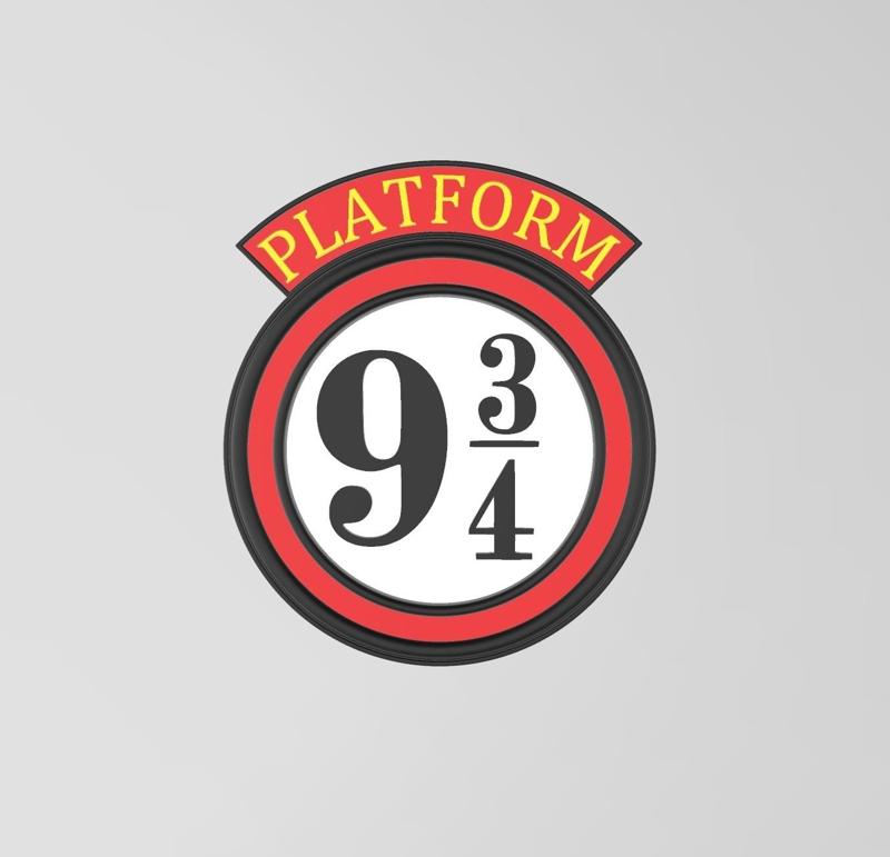 HARRY POTTER PLATFORM 9¾ SIGN