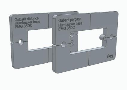 LOW HUMBUCKER MIC RIPPING JIG TYPE EMG 35DC