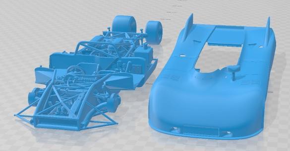 Porsche 908-03 Printable Car