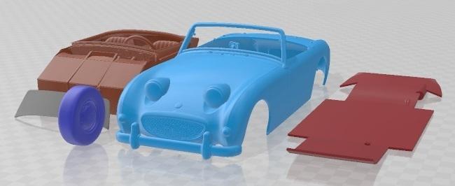 Austin Healey Sprite Printable Car