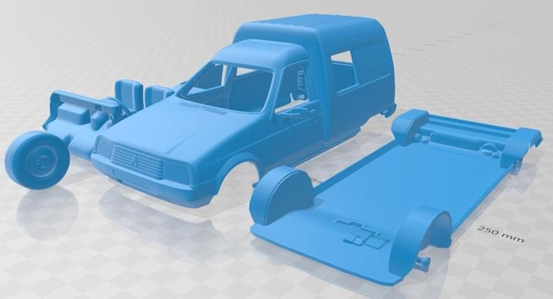 Citroen C15 1984 Printable Car