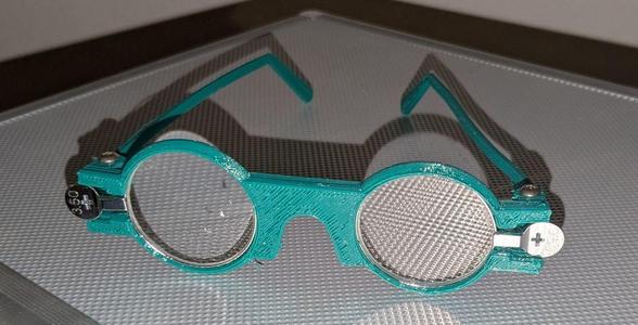 DIY Glasses, Frame for lenses from trial lens sets