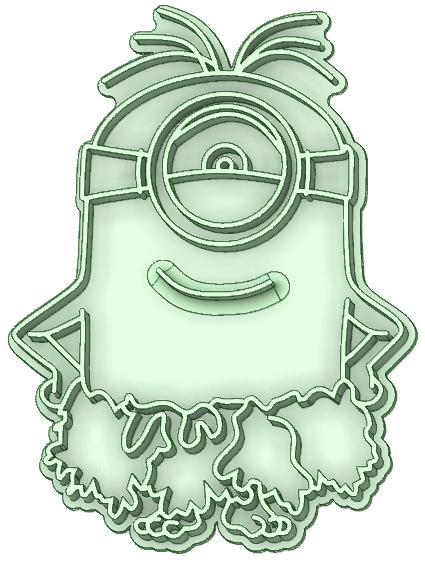 Whole Minion 14 cookie cutter