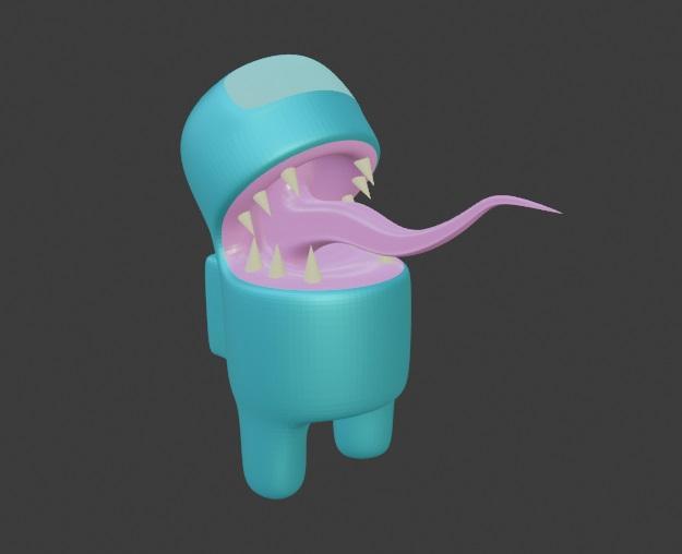 Among Us: impostor monster