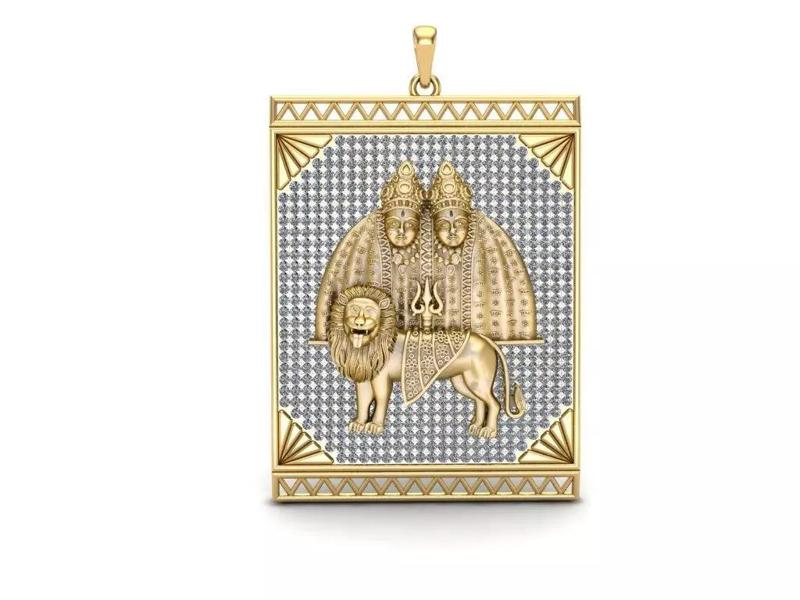 Chamunda Mataji Pendant