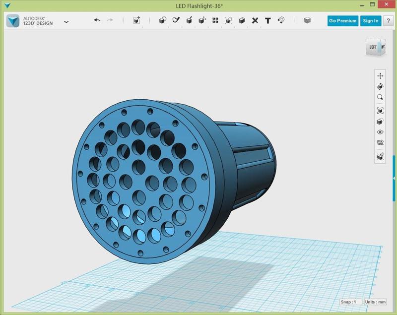 36-LED Stubby Flashlight (10mm)