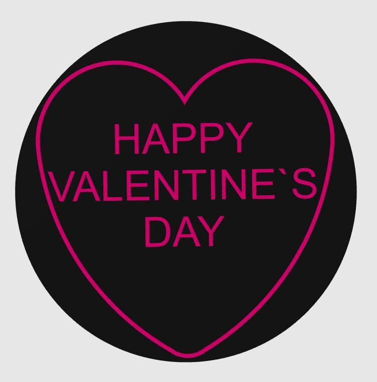 Love Heart Box "Happy Valentine´s Day"