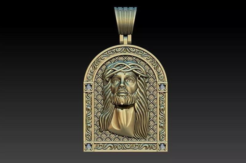 Jesus Face Medal