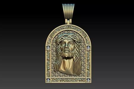 Jesus Face Medal