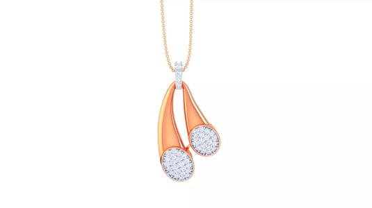 Dual Loop High Jewelry Pendant Earrings Set 3dm stl obj mtl