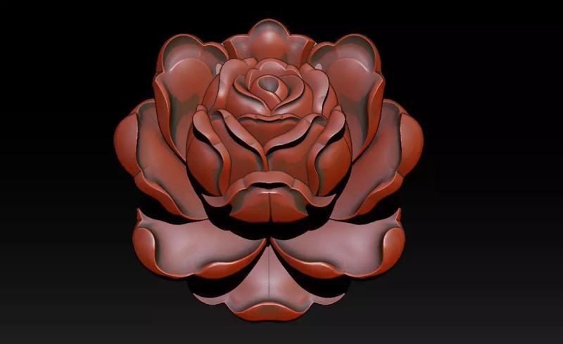 Rose Pendant - A Bloom in Silver