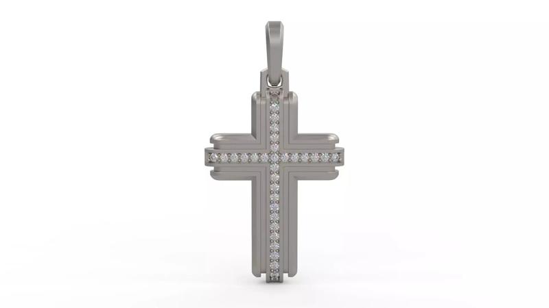 David Yurman Deco Cross Pendan 01