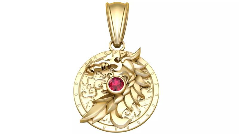 Ruby-Eyed Dragon Talisman