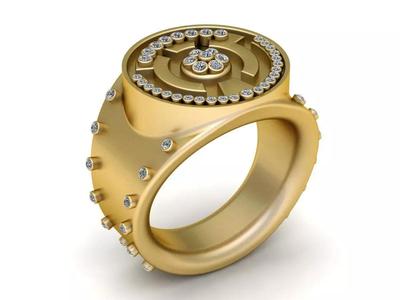 Ring Gold Pendent