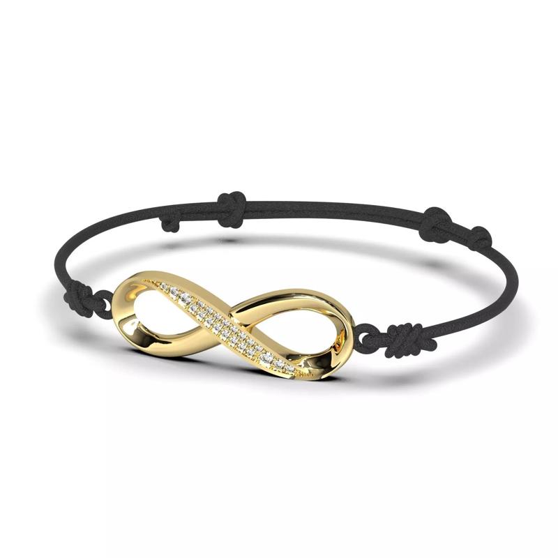 Pendant infinity for bracelet or necklace 3D print model