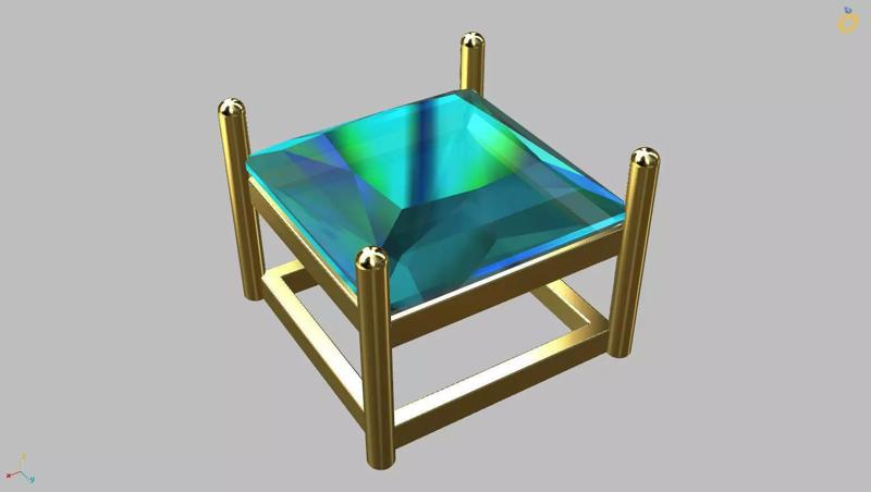 Princess Gemstone Box 6 mm