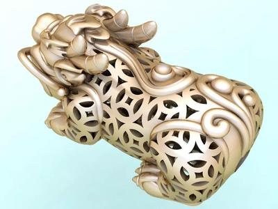 Pixiu money coin Bracelet - Unicorn  bracelet - N605