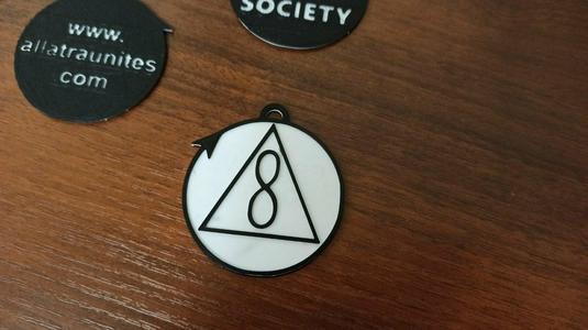 CREATIVE SOCIETY SYMBOL KEYCHAIN