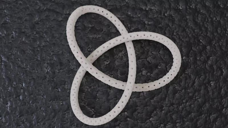 Perforated Trefoil Pendant