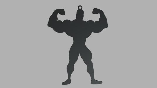 Key ring Bodybuilding // Design 01