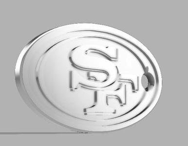 San Fransisco 49ers Keychain