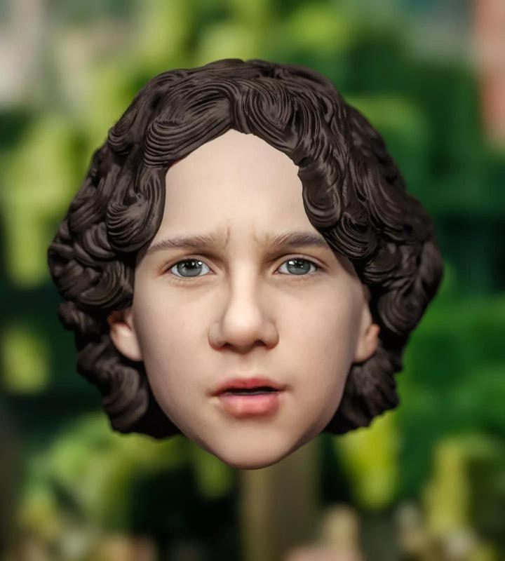 A Minecraft Movie Sebastian Hansen as Henry Head Headsculpt
