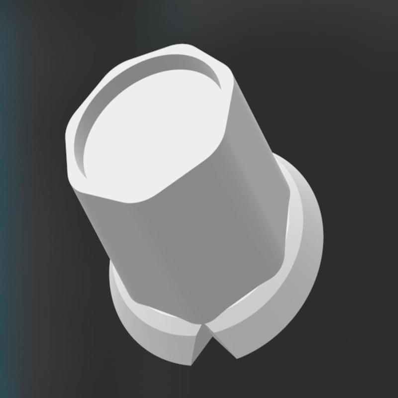 Knob 6 mm axis - 29/34/39 mm Coin version