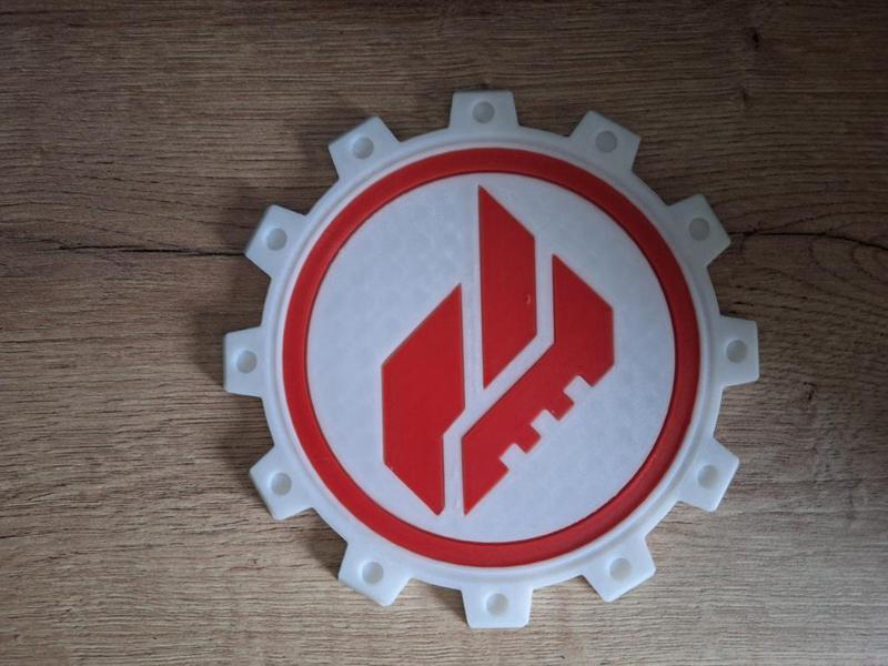 Automaton Incineration corps coaster - Helldivers 2